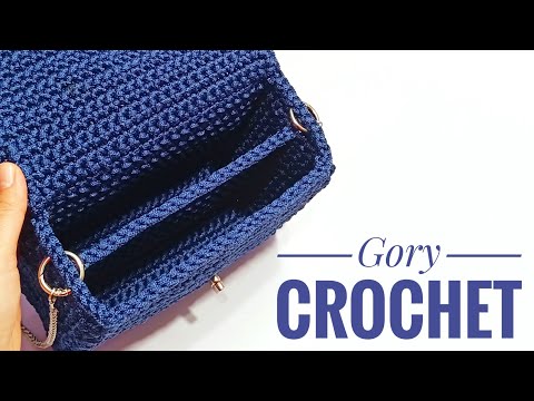 شنطة كروشيه بجزئين من الداخلCrochet Bag Bolso De Ganchillo Bolsa De CrochêСумка крючком Tığ Işiçanta