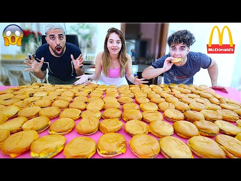 تحدي طلبت 1 000 برجر ماكدونالدز حصل موقف مخيف تحدي طلبت 1 000 برجر ماكدونالدز حصل موقف مخيف