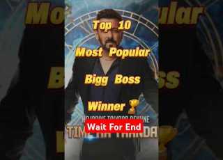 Top 10 Most Voted Bigg Boss Winner Bigg Boss 18 Bigg Boss