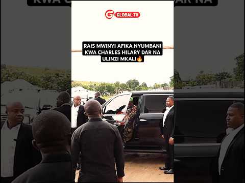 RAIS MWINYI AFIKA NYUMBANI KWA CHARLES HILARY DAR Na ULINZI MKALI Breaking Charleshilary Shorts