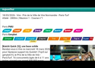 تحليل كانتي يوم الأربعاء 18 مارس Pronostic Gratuit France Equidia Pmu Courseshippiques Maroc