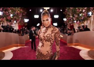  Jennifer Lopez Appears In A Near Naked Dress At Golden Globes