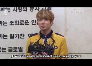  VIETSUB VID CUT 170207 BTS Jungkook S High School Graduation Ceremony At SOPA