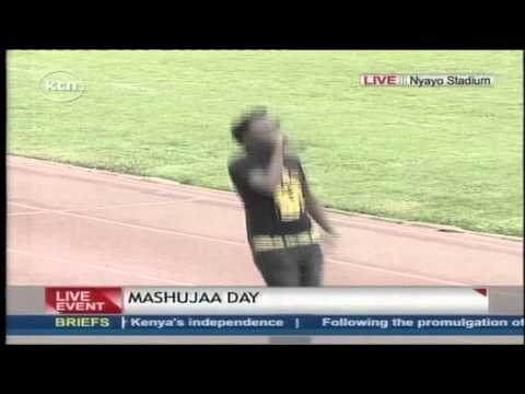 Bahati Performs His Song Barua During The Mashujaa Day Celebration