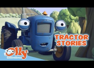 Cars For Kids Tractor Stories Transport For Kids Olly The Little White Van