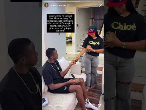 Diana Bahati Spoiling Her Son Morgan With Cash Bahatikenya Dianabahati Kenyagossip