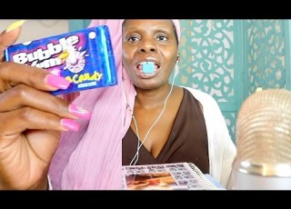  Chewing Gum ASMR Eating Sounds Soft Whispers