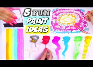  DIY ACRYLIC PAINTING TECHNIQUES Fun Activities With Paint How To SoCraftastic