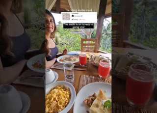 POV This Is The View From Your Breakfast Table In Jannata Bali