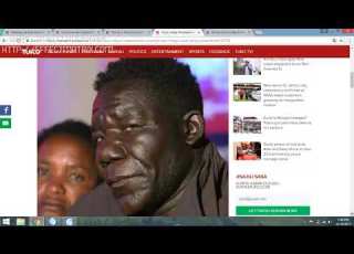 Huyu Ndiye Mwanamume Mwenye Sura Mbaya Zaidi Afrika Picha