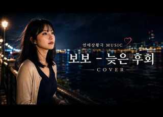  보보 늦은 후회 COVER 너에게 기대어 울던 그 순간들이 가장 행복했었던 나를 이제야 알겠어