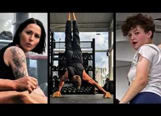 Scaring People In The Gym With Calisthenics 166