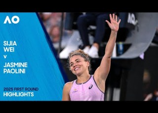 Sijia Wei V Jasmine Paolini Highlights Australian Open 2025 First Round