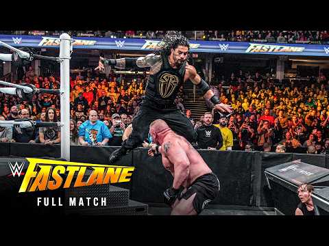 FULL MATCH Roman Reigns Vs Brock Lesnar Vs Dean Ambrose Fastlane 2016