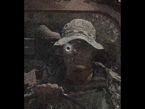 A Man Fires A Rifle For Many Years