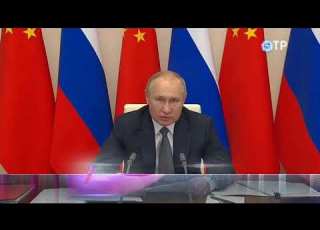 Смена логотипа на новогодний Общественное Телевидение России 20 12 2021