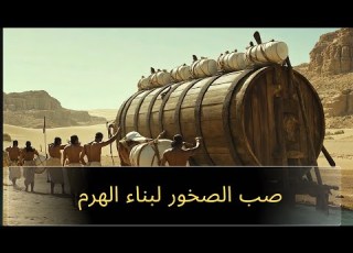  صب وإذابة الصخور عند الفراعنة وكيف تم بناء الهرم الأكبر في مصر الجزء الثاني
