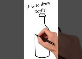 How To Draw Bottle Step By Step Easy Bottle Drawing For Kids KidsTube
