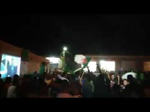 رام الله بلفسطين احتفالات بذوق جزائري اثر تاهل المنتخب الجزائري للنهائي ضد نيجيريا