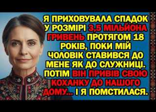  Я ПРИХОВУВАЛА СПАДОК У РОЗМІРІ 3 5 МІЛЬЙОНА ГРИВЕНЬ ПРОТЯГОМ 18 РОКІВ ПОТІМ ВІН ПРИВІВ СВОЮ КОХАНКУ