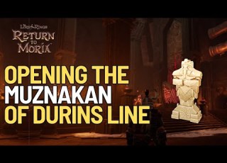  Opening The Muznakan Of Durins Line In Lord Of The Rings Return To Moria