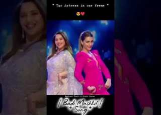  Kirti Sanon And Madhuri Dixit Good Performance In Badi Mushkil Song Kirtisanon Madhuridixitsong