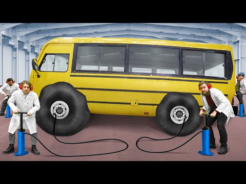 ENDLESSLY INLFATING BUS WHEELS