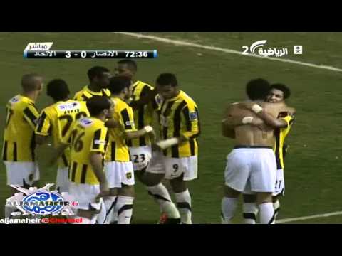 هدف عمر الخضري الإتحاد و الأنصار دوري زين