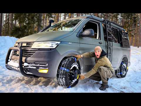 Die PERFEKTEN SCHNEEKETTEN Der Tiefschnee Test In Schweden Mattin