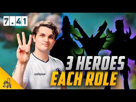The Best 3 Heroes In Every Role In 7 41