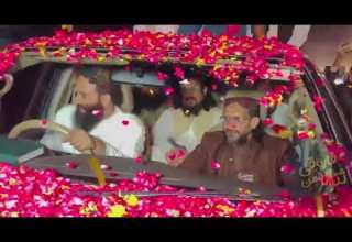 تاریخی فتح پر تاریخی استقبال جرنیل اہلسن ت علامہ غازی اورنگزیب فاروقی صاحب کا شاندار استقبال