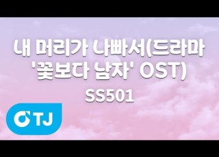 TJ노래방 내머리가나빠서 드라마 꽃보다남자 OST SS501 TJ Karaoke