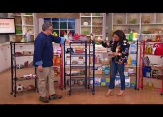  Cook S Essentials 5 Tier Rolling Pantry Rack On QVC