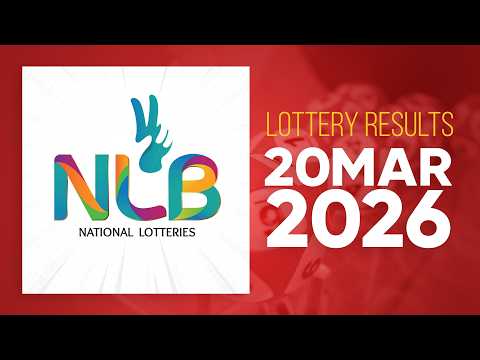 NLB Live Lottery Draw 2026 03 20 09 30 PM