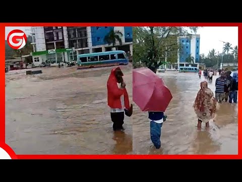 MAFURIKO MWANZA TAZAMA HALI ILIVYO HIVI SASA MKUYUNI WA NYEGEZI HAKUNA KWENDA MJINI