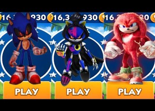  Sonic Dash Sonic EXE Vs Reaper Metal Sonic Vs Movie Knuckles All Characters Unlocked Gameplay
