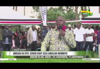 LIVE AMASIKA KA RTD SENIOR CHIEF ASSA ANGALUKI MAMBUYA VIHIGA LUHYATV 