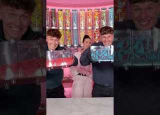 Filling Up The PICK N MIX TUBS In Our Pink Store Shorts