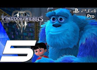 Kingdom Hearts 3 English Walkthrough Part 5 Monsters Inc World Full Game PS4 PRO