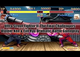 Ultra Street Fighter II The Final Challengers Violent Ken Evil Ryu Dramatic Mode