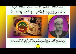  ترتيل القرآن الكريم الصفحة ٢٦١ 261 القارئ الشيخ محمد صديق المنشاوي