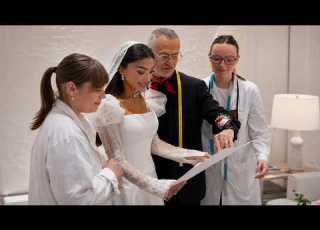  Inside Zaza Bajouk S Exclusive Dior Wedding Dress Fitting In Paris