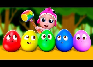  Colorful Easter Eggs Song Learn Numbers And Colors Bubbleee Sing Along Learn