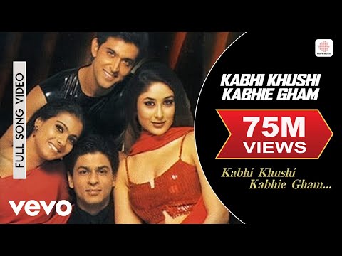 Kabhi Khushi Kabhie Gham Full Video Title Track Shah Rukh Khan Lata Mangeshkar Kabhi Khushi Kabhie Gham Full Video Title Track Shah Rukh Khan Lata Mangeshkar