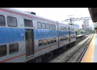Outbound Metra Electric Train At 55th 56th 57th Streets