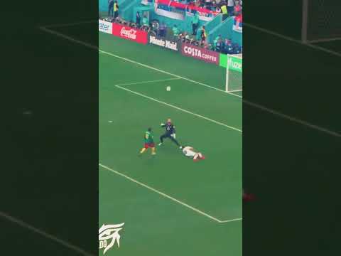 GLORIOUS Finish Aboubakar Chips The Goalkeeper To Equalise For Cameroon Football Worldcup