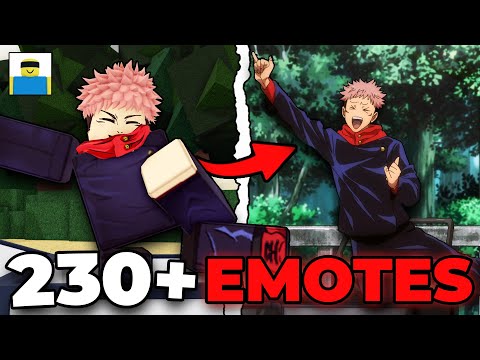 ALL 232 Emotes In Jujutsu Shenanigans Explained UPDATED