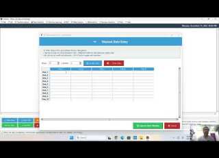  Manual Data Entry In SADSA