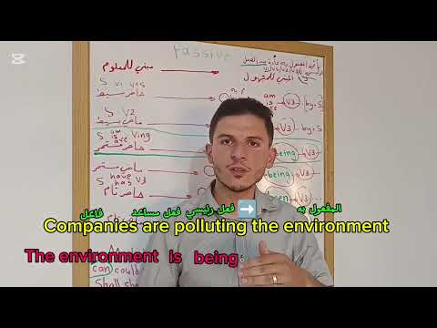 المبني للمجهول Passive بكلوريا