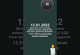 минута молчания памяти жертв большого погрома новий канал 12 01 2022